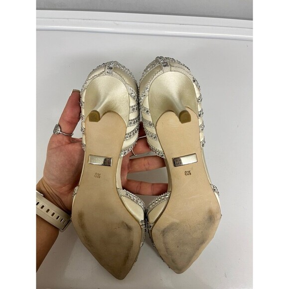 ✨👠 Badgley Mischka Ginny Pointed Toe D’Orsay Evening Heels 👠✨ - Picture 6 of 6
